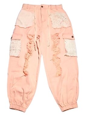 ◾NEW◾WOMEN'S (SIZE S) POL DISTRESSED CARGO JOGGERS